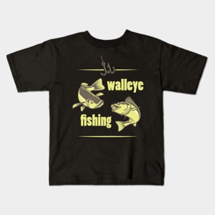 Walleye Fishing TShirt | Pike Perch Gift for Fisherman Kids T-Shirt